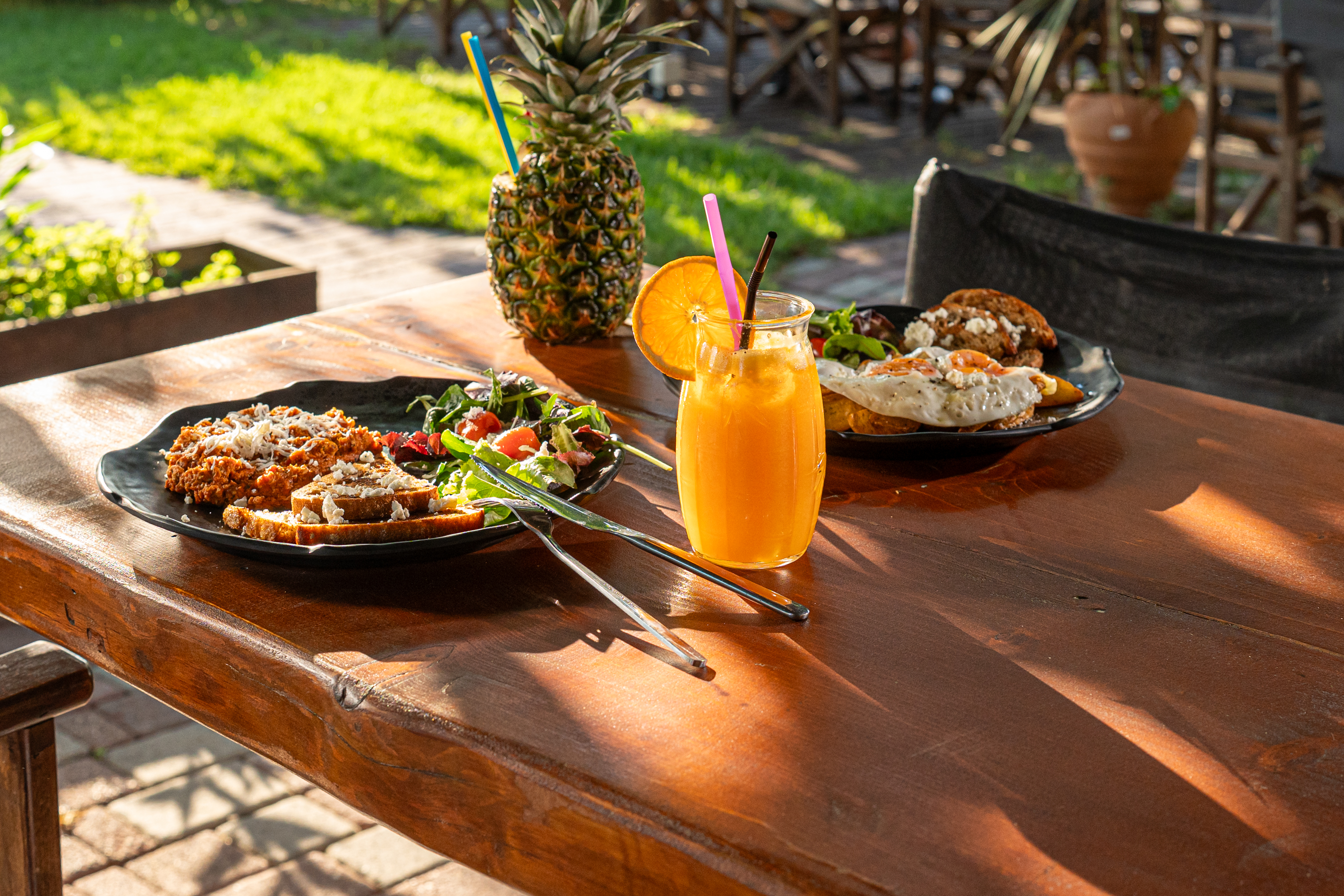 Food at Fratelli Beach Bar