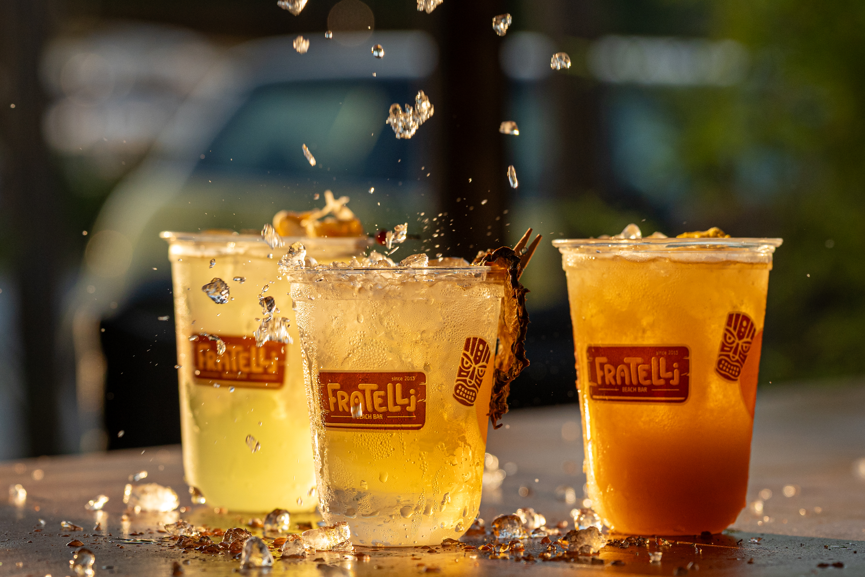 Cocktails at Fratelli Beach Bar